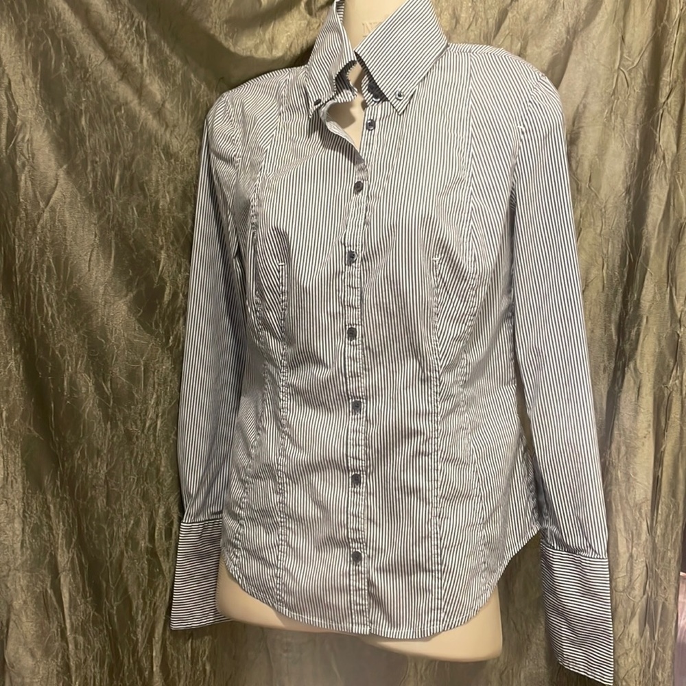 Armani Exchange Striped Dress Shirt Small